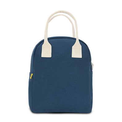 Fluf Zipper Lunch Bag, Classic Navy