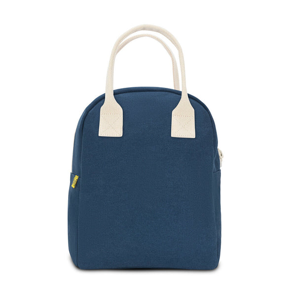 Fluf Zipper Lunch Bag, Classic Navy