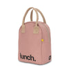 Fluf Zipper Lunch Bag, Vintage Rose 'Lunch'