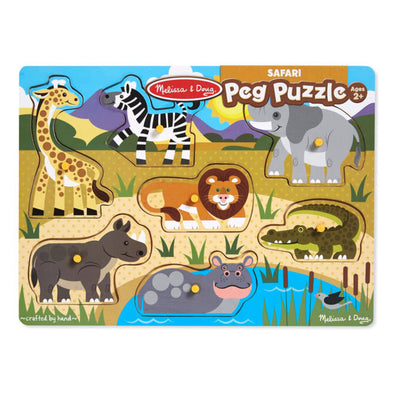 Melissa and Doug Peg Puzzle, Safari