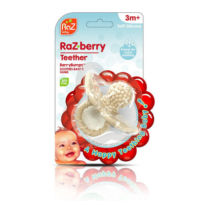 RaZbaby Razberry Teether, Caramel Tan