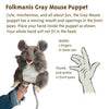 Folkmanis Gray Mouse Puppet