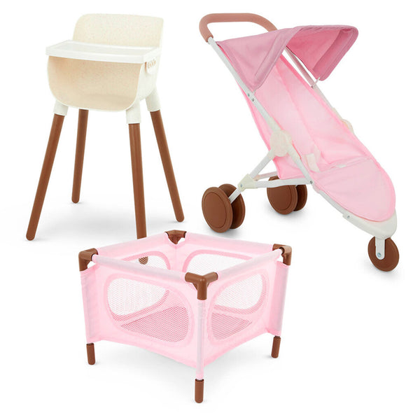 LullaBaby 3pc Nursery Set