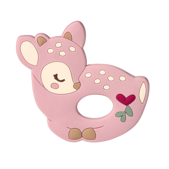 Douglas Silicone Teether, Farrah Fawn