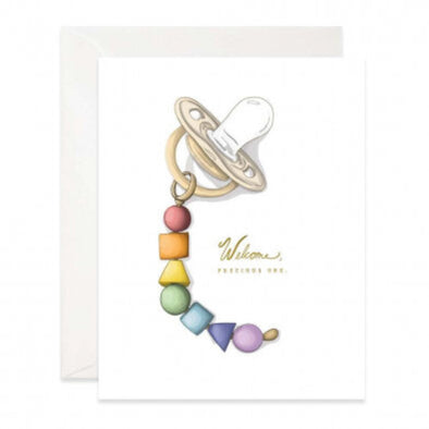 Rainbow Pacifier Card