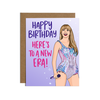 Here's To A New Era, Taylor Swift Happy Birthday Card