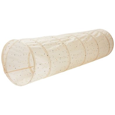 3 Sprouts Kids Play Tunnel, Terrazzo Beige