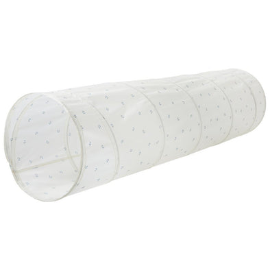 3 Sprouts Kids Play Tunnel, Blueberry Ivory