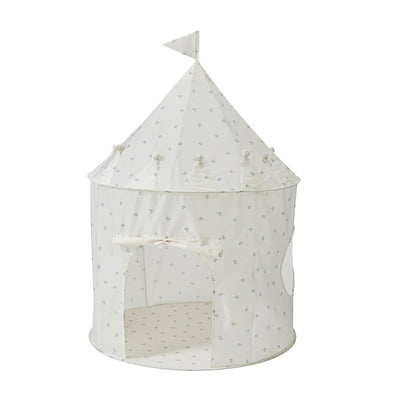 3 Sprouts Fabric Play Tent Castle, Blueberry Ivory