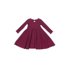 Loulou Lollipop Waffle Skater Dress, Sugar Plum