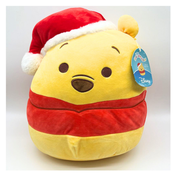 Squishmallow Disney Christmas 12'', Winnie the Pooh