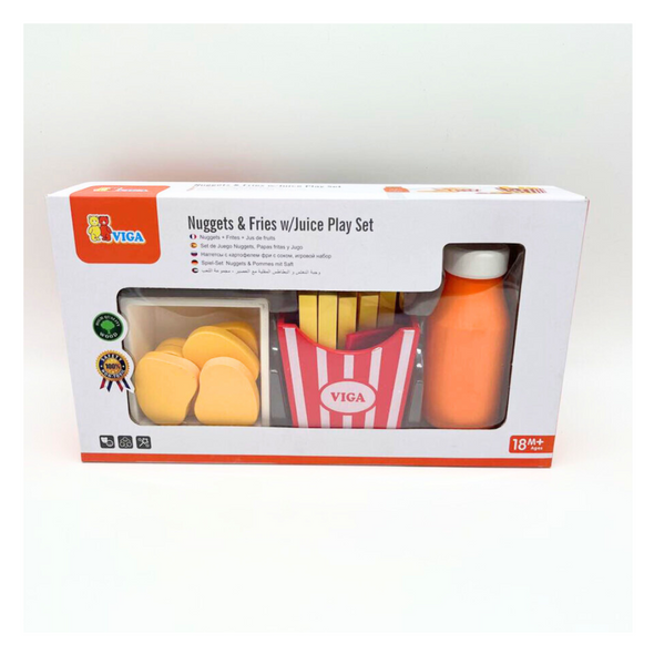 Viga Wooden Nuggets & Fries Set