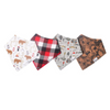 Bandana Bibs 4 Pack, Lumberjack