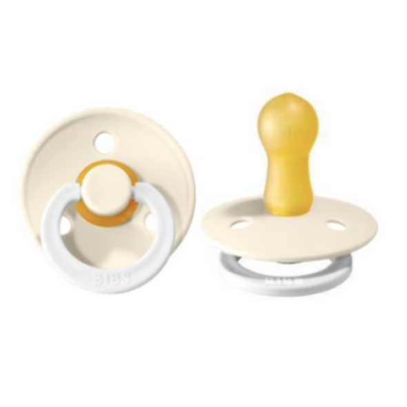 Bibs Pacifier 2 Pack, Ivory Glow