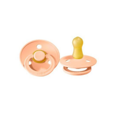 Bibs Pacifier 2-Pack, Peach Sunset