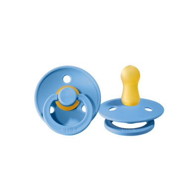 Bibs Pacifier 2 Pack, Sky Blue