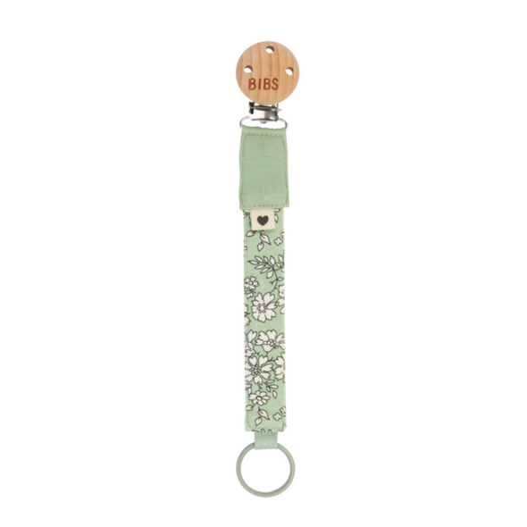 Bibs Pacifier Clip Liberty Sage