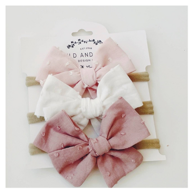 Wild and Free Design Co Petite Pinwheel 3 Bow Set