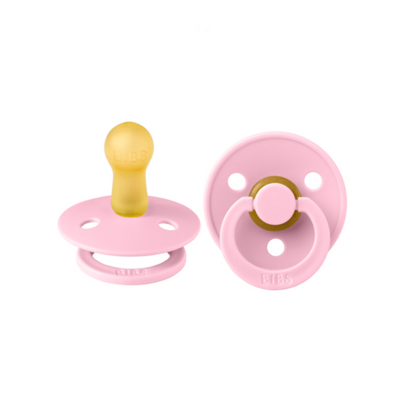 Bibs Pacifier 2 Pack, Baby Pink