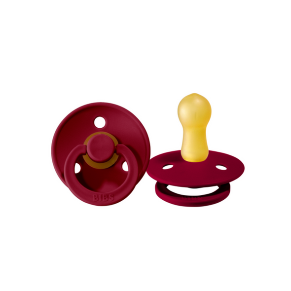 Bibs Pacifier 2 Pack, Ruby