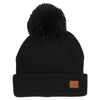 Babyfied Apparel Pom Pom Toque, Black