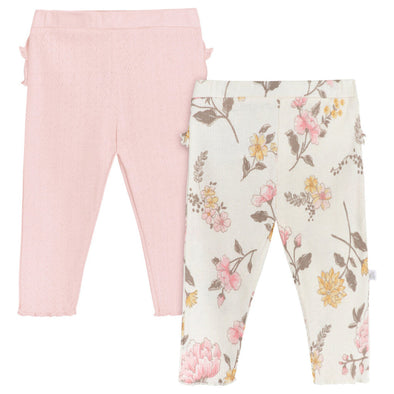 Just Born 2pk Pants, Vintage Floral