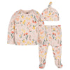 Gerber 3pc Shirt, Pant and Cap, Wildflower