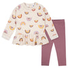 Gerber Peplum Top and Legging Set, Rainbow