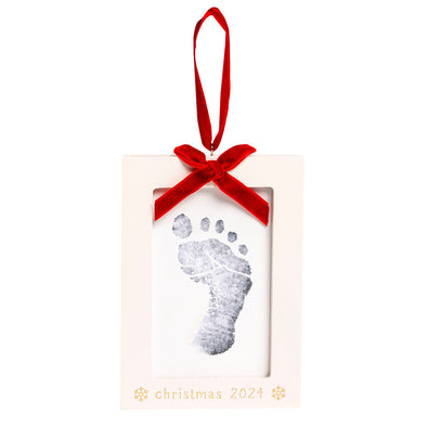 Pearhead Baby's Print Holiday Ornament 2024