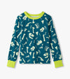 Hatley DIno Fossils Stretch Cotton PJ Set