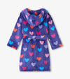 Hatley Hearts Fuzzy Fleece Robe