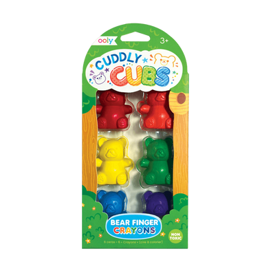 Ooly Cuddly Cubs Bear Finger Crayons