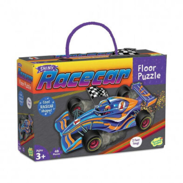 Peaceable Kingdom Racecar Floor Puzzle