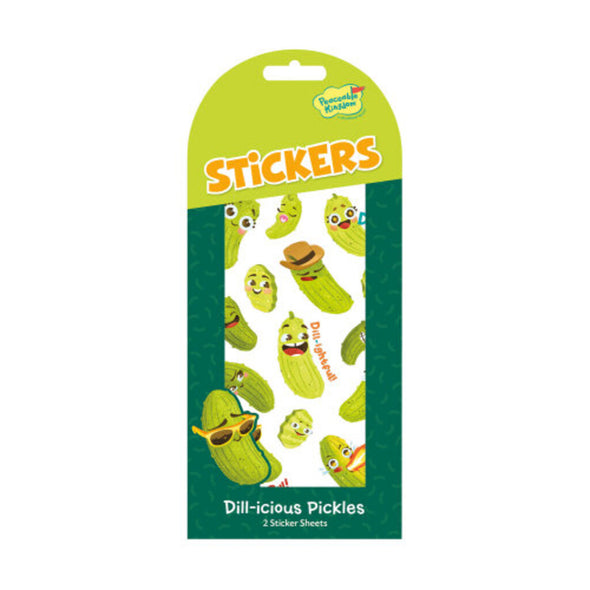 Peaceable Kingdom Stickers, Dill-icious Pickles