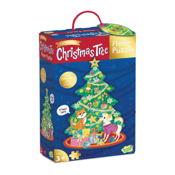 Peaceable Kingdom Christmas Tree Floor Puzzle