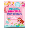 Peaceable Kingdom Mermaid, Princess and Fairy Friends Sticker Activity Book