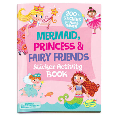 Peaceable Kingdom Mermaid, Princess and Fairy Friends Sticker Activity Book