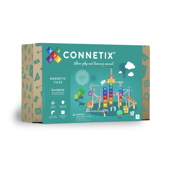 Connetix Rainbow Ball Run Pack 92 pc (Local pickup only)