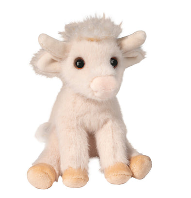 Douglas Cream Mini Highland Cow