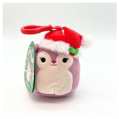 Squishmallow 3.5" Christmas Clip, Allina