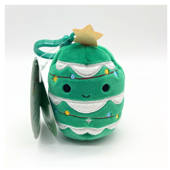 Squishmallow 3.5" Christmas Clip, Johann