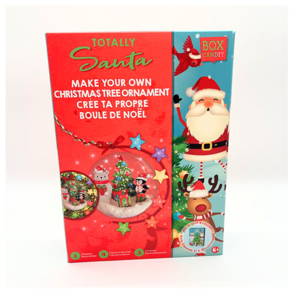 Box Candiy Totally Santa Christmas Ornament Set