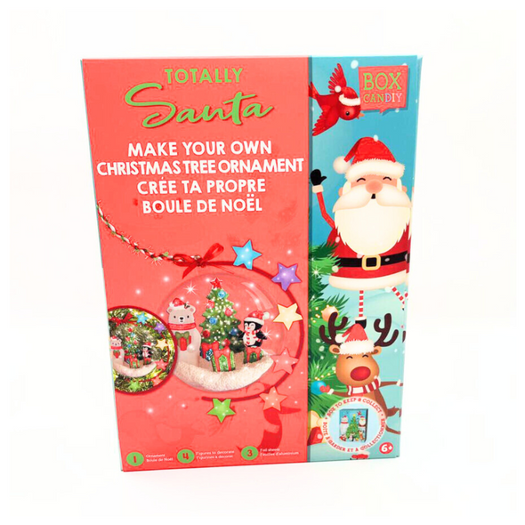 Box Candiy Totally Santa Christmas Ornament Set