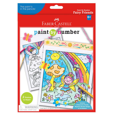 Faber-Castell Paint By Number Fairy Friends Wall Art