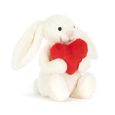 Jellycat Little Red Heart Bashful Bunny