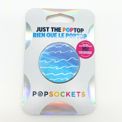 PopSocket Pop Top, Blue Tidal Wave