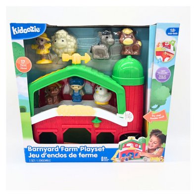 Kidoozie Barnyard Farm Playset