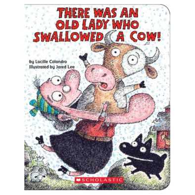 There Was An Old Lady Who Swallowed A Cow!