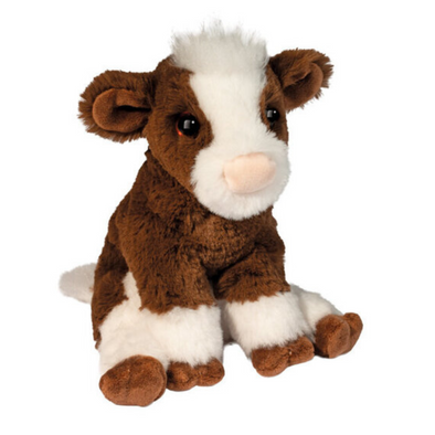 Douglas Bessie Brown Cow Mini Soft