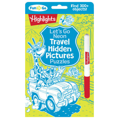 Highlights Let's Go Neon Travel Hidden Pictures